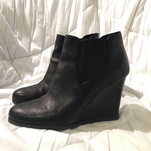 Audrey Brooke Black 4” Heeled Booties